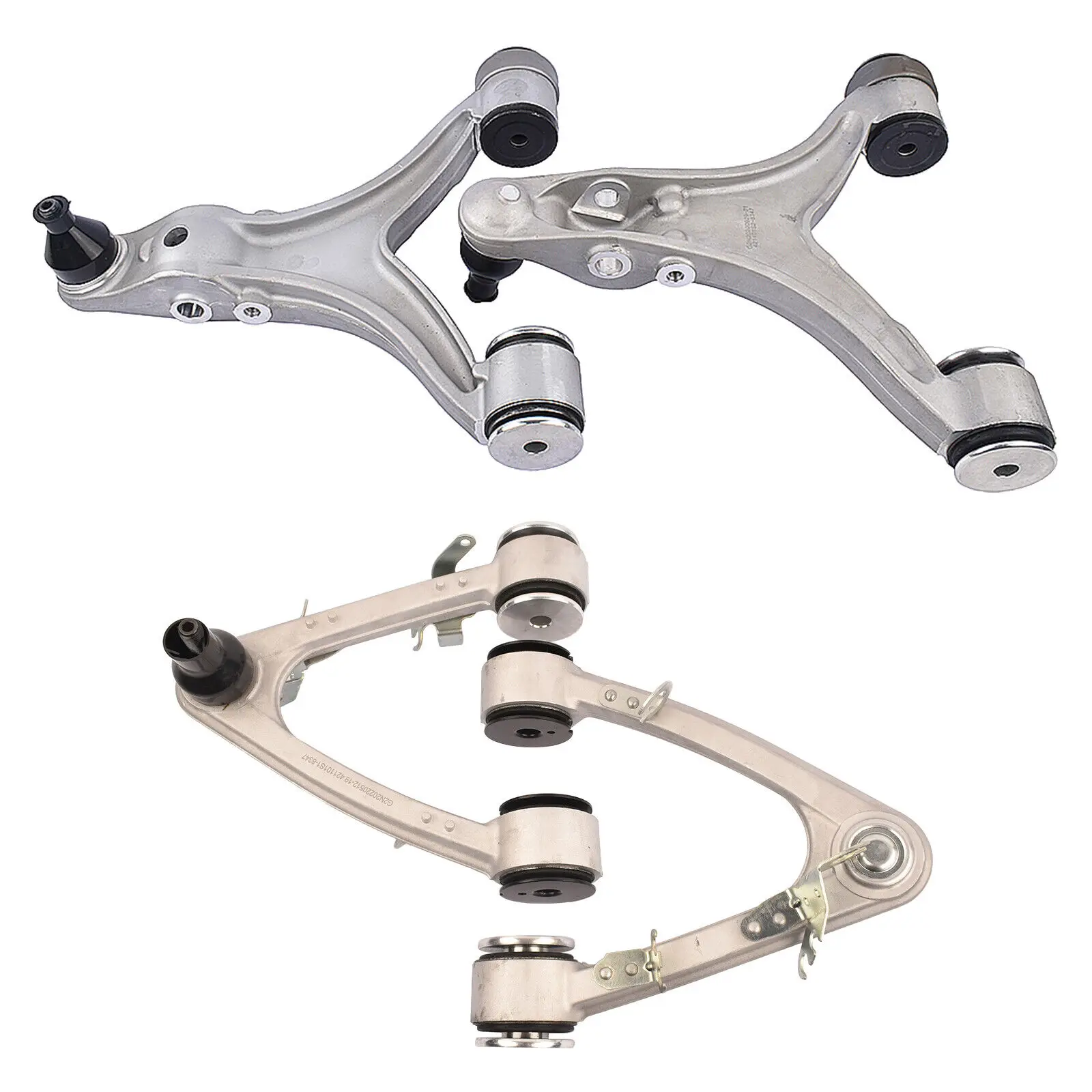 4Pcs Front Lower + Upper Control Arms for Maserati Quattroporte GranTurismo--GT 980139891  980139892  980139894  980139893