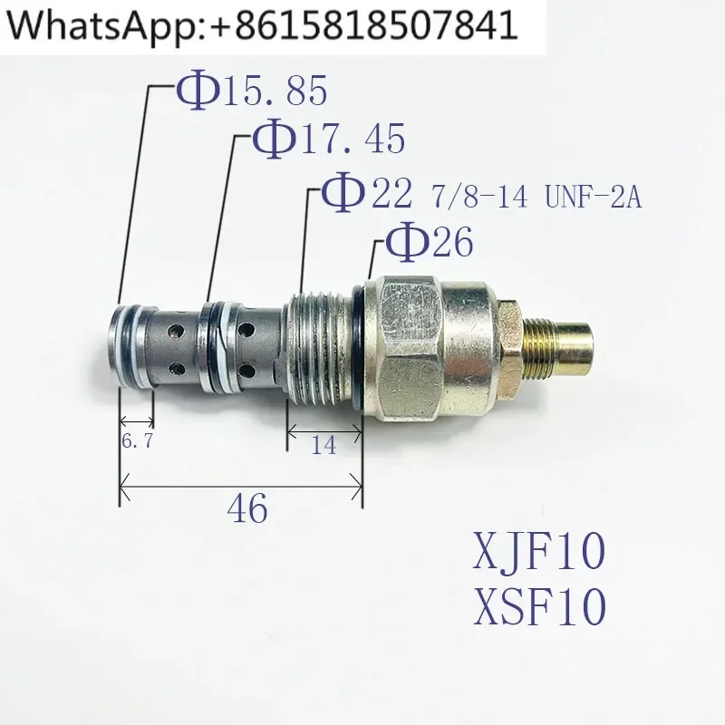 Threaded cartridge pressure reducing valve XJF10-00, PPR2-10