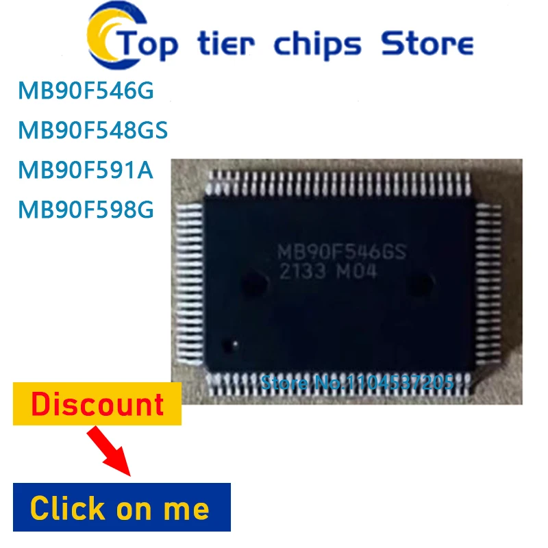 1PCS~5PCS/LOT  MB90F546G MB90F548GS MB90F591A MB90F598G QFP100 100% NEW