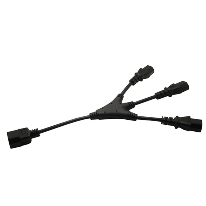 Удобный удлинительный провод PDU IEC320 C14 к IEC320 3xC13 Удлинительный кабель питания Шнур питания идеально подходит для ПК и