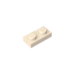 Gobricks GDS-502 platte 1x2 kompatibel mit Lego 3023 6225 Stück DIY-Baustein für Kinder