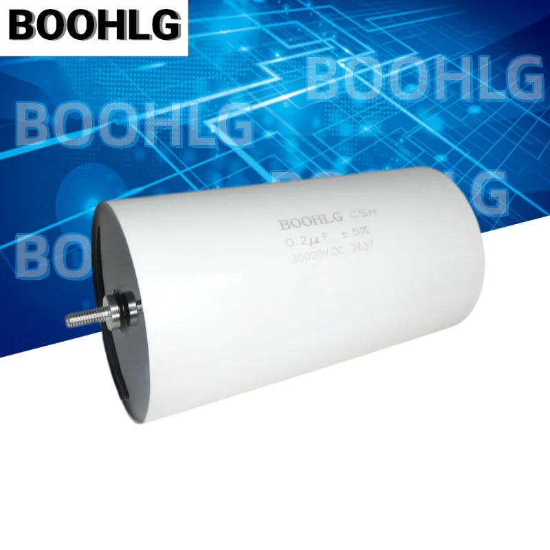 1PCS 0.2UF 30000V 200NF 30KV 204 30000VDC Polarity-free and inductive high voltage film capacitor