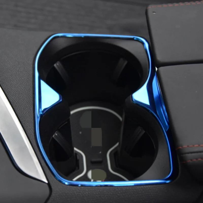 

BJMYCYY Fit For 2017 Peugeot 5008 3008 GT Accessories Stainless Steel Water Cup Sticky Patch Holder Cover Car Styling Interior