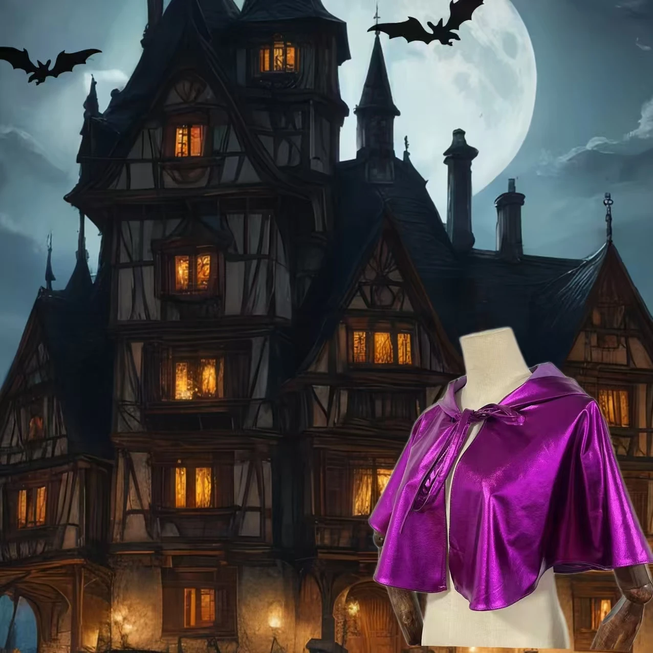 

Хэллоуин ort Капот Нет Халат со шнурком для шляпы Sle Fem Версия Яркая поверхность Пригородный Sle Полиэфирное волокно