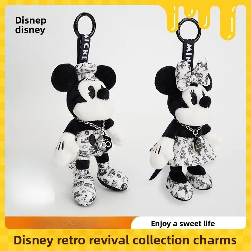 

Милый плюшевый брелок с изображением Микки Диснея, креативный персонализированный брелок для мальчиков и девочек, модная кукла, брелок в подарок