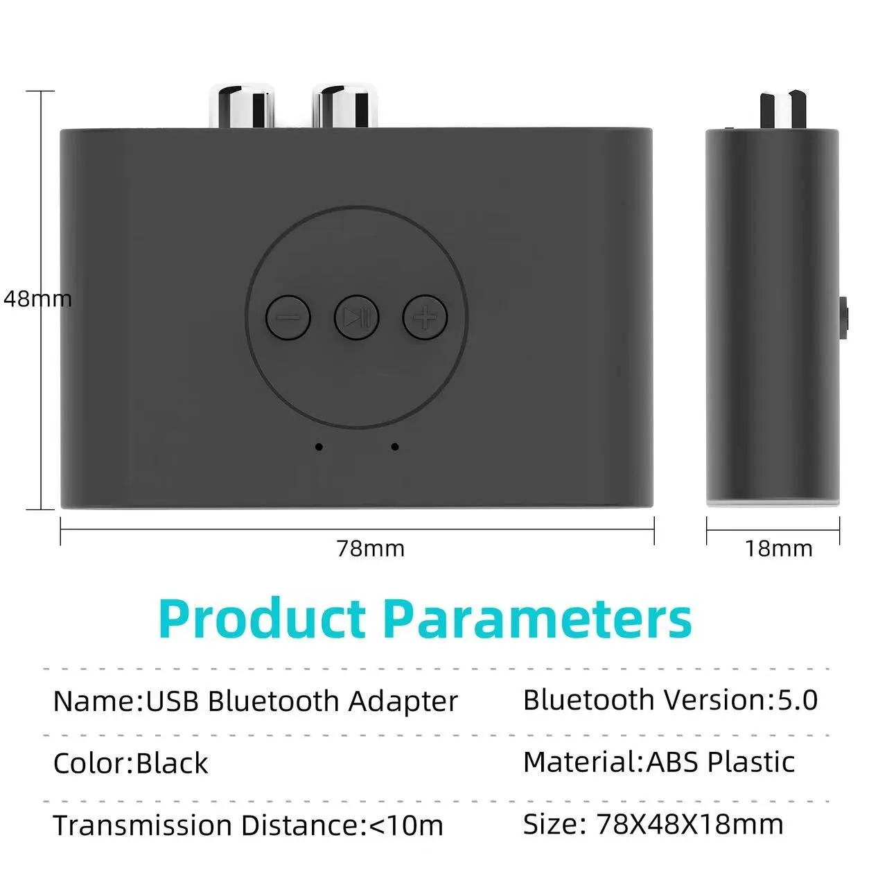 B21 NFC Bluetooth Music Receiver Car Hands Free Support USB Flash Drive Playback Dual Output One Tow Two Audio Receiver 3.5 AUX