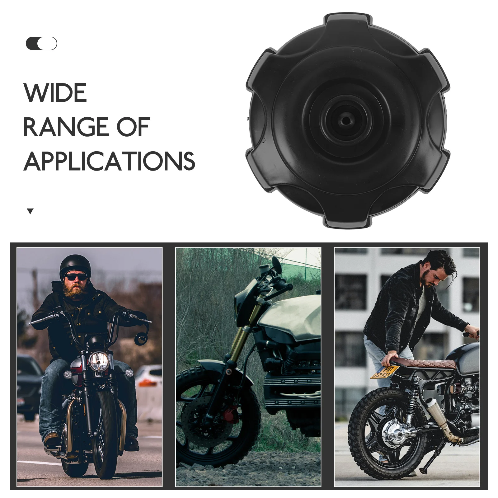 

Motorcycle Fuel Tank Cap Durable Leak-Proof Seal Easy Installation Atv Oil Tank Replacement Cover Fuel Gas Cap