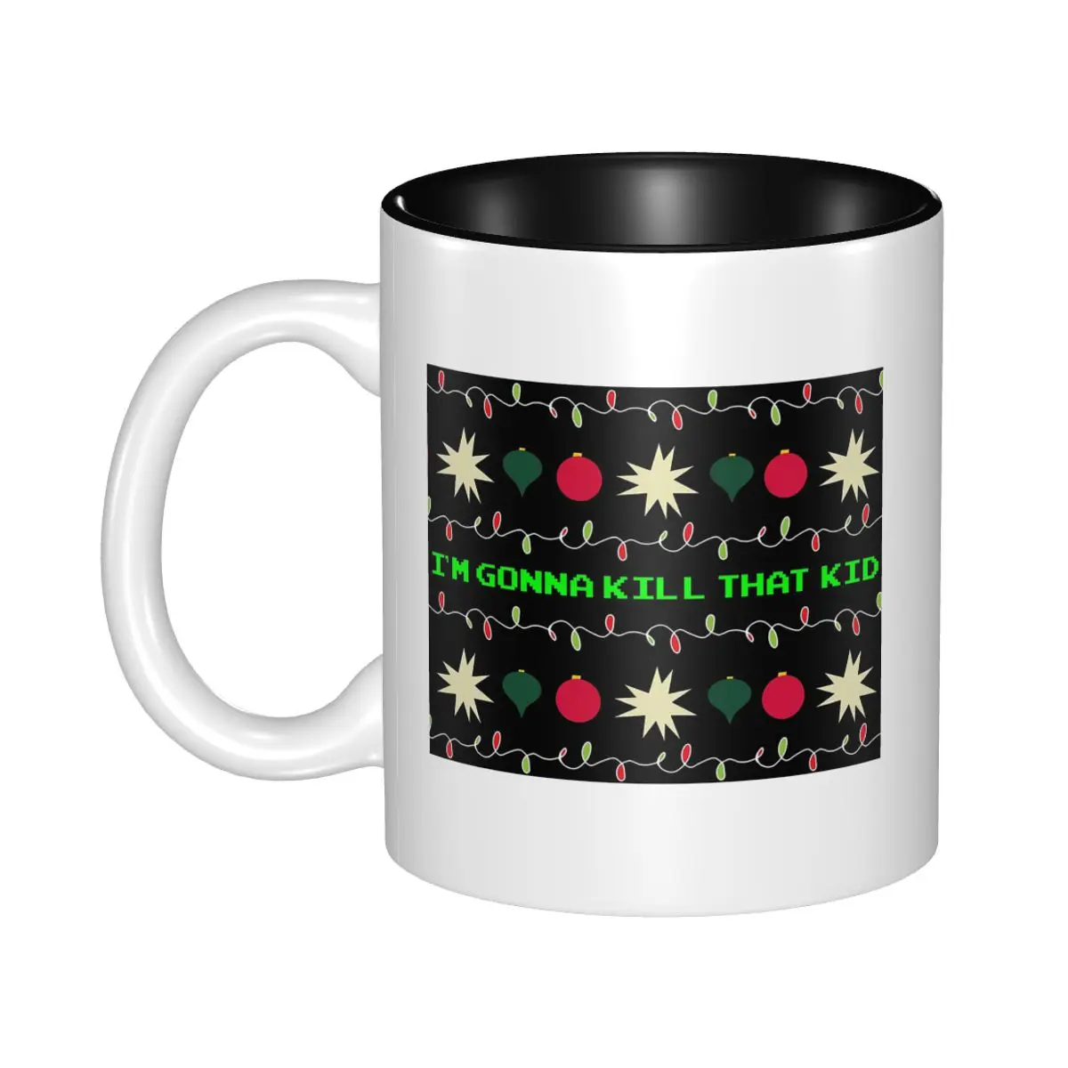 I'm Gonna Kill That Kid Marv Ugly Christmas Mug Funny Ceramic Coffee Cups Tea Mugs Milk Cup Drinkware Gifts for Woman Man