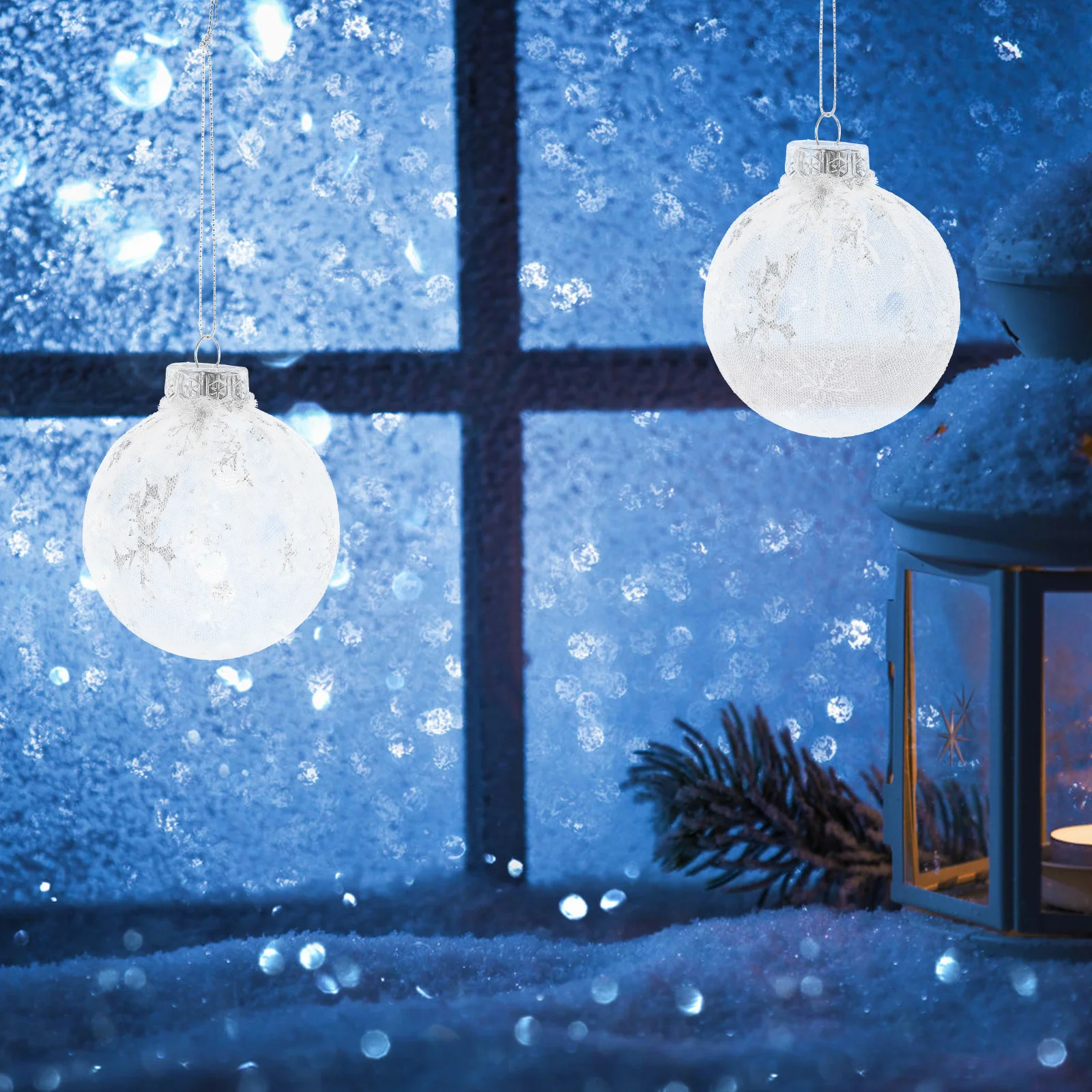 

6Pcs Christmas Tree Hanging Ball Pendants Xmas Ball Decoration Decorative Balls Xmas Party Supplies Christmas Tree Ornaments