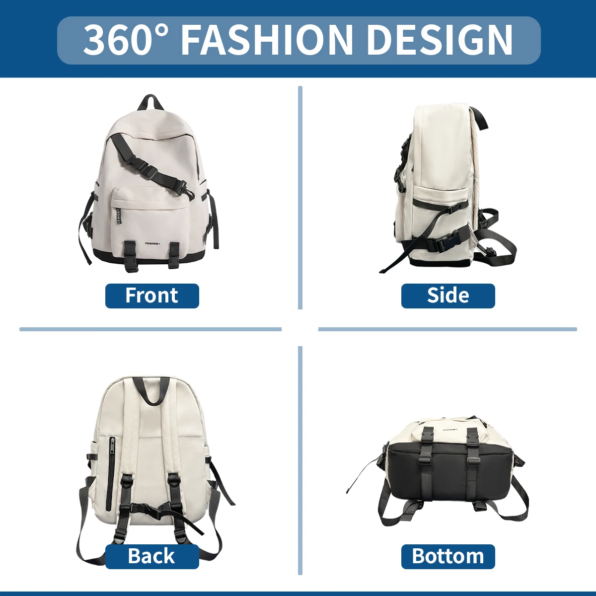 Middle School Student Backpacks for Girls, Large Capacity Backpacks Wholesale, High School and College Students' Stylish and Stain-Resistant Backpacks, Elementary School Boys' Backpacks