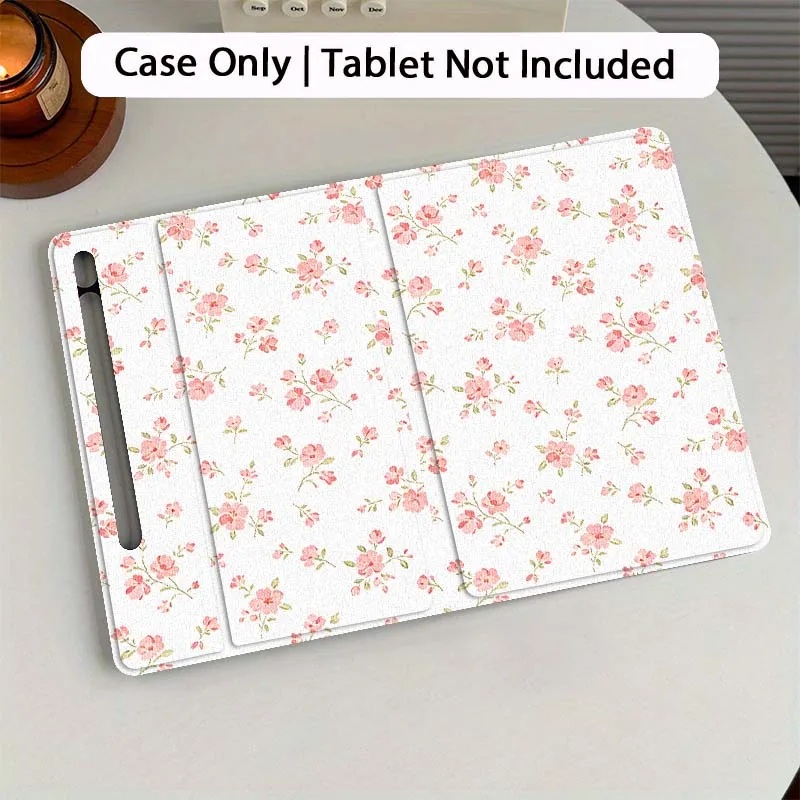

Broken flower bow cherry Tablet Case For Samsung Galaxy Tab S7 S8 S9 S10 FE Plus 12.4 13.1 Inch