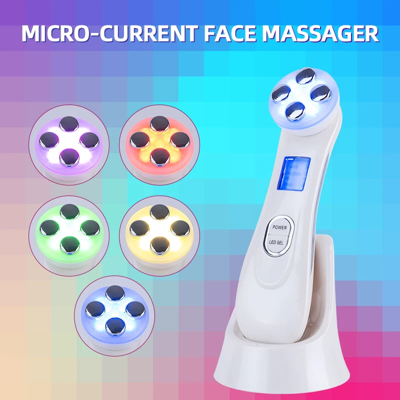 Micro-corrente massageador facial aperto da pele levantar e apertar clareamento da pele rejuvenescimento nutrição penetração remover manchas