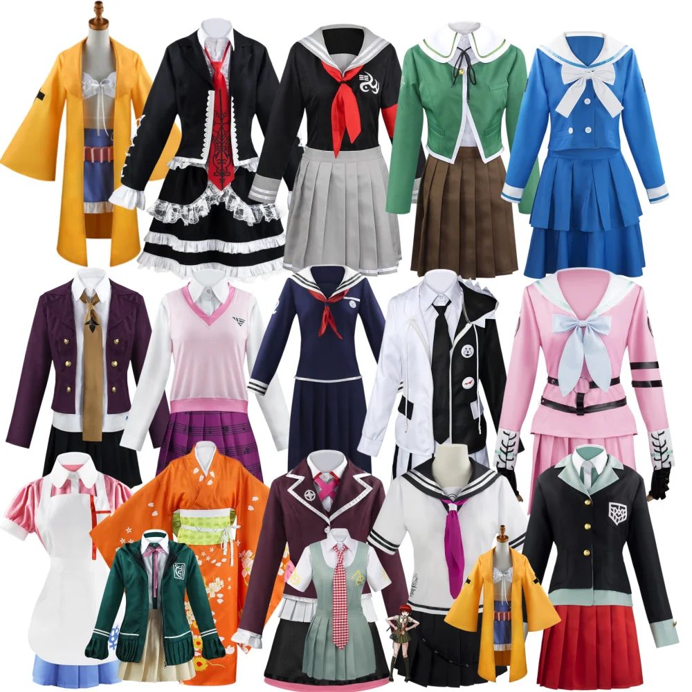 

Bullet full set cosplay costume, women's blue sailor suit dress set, Halloween carnival party role-playing costume