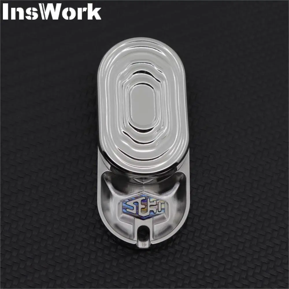 SEKI Mechanical Non-magnets Push Slider Stainless Steel Slider Fidget Toy Metal Fidget Toys For Adults Handspinner