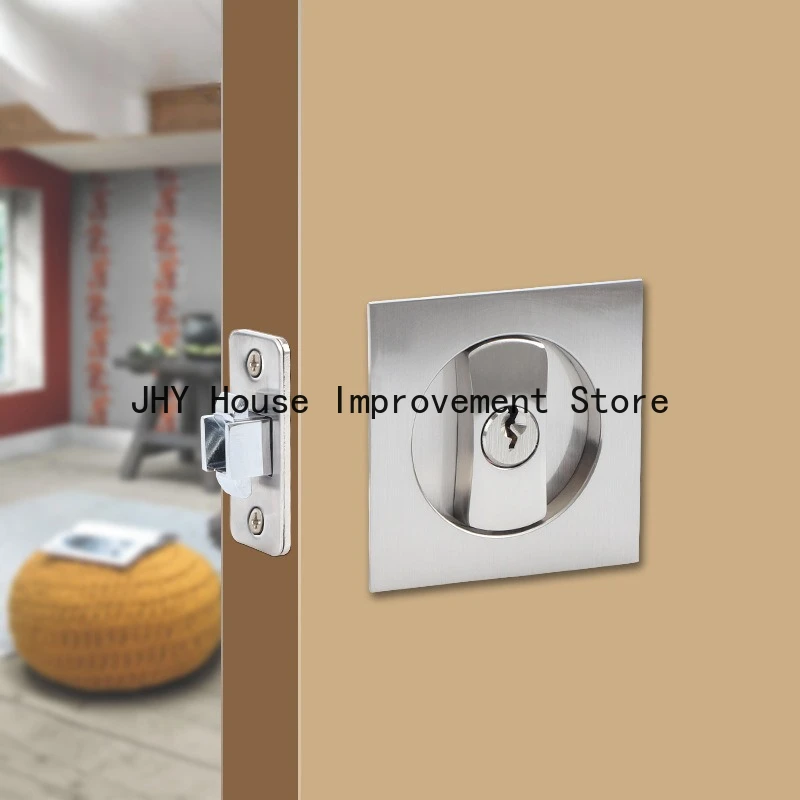 

Mechanical Sliding Door Lock Entrance Square Pocket With Edge Pulls Handle Lock Pocket Barn