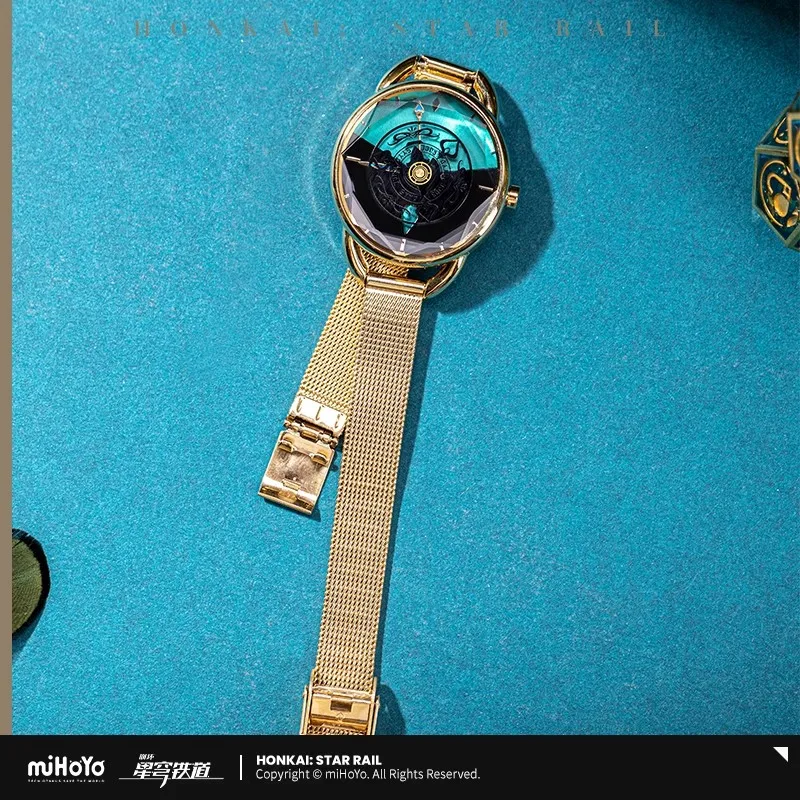 miHoYo Orologi ufficiali Avventurina Genuino Honkai Star Rail Serie a tema Orologi Accessori cosplay Prop Doujin Regali di Halloween