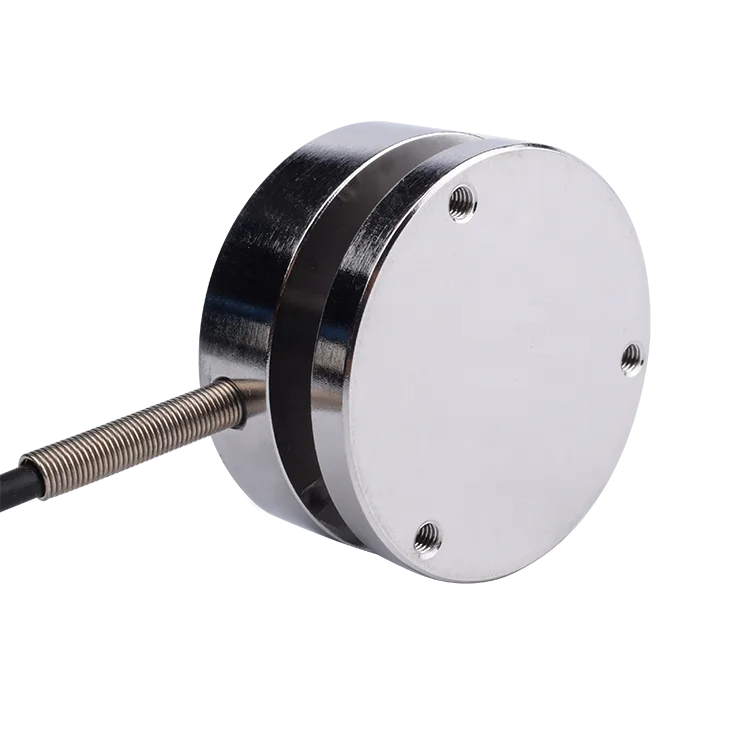 

Flange mounted 1T mini compression load cell flat membrane box 10~500kg force transducer for lab research