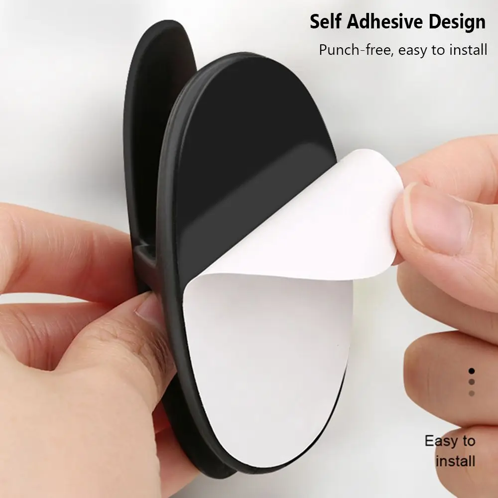 1Pc Silicone Self-adhesive Door Handle Multi-purpose Knobs Glass Window Refrigerator Auxiliary Furniture Hardware 87x41x3cm