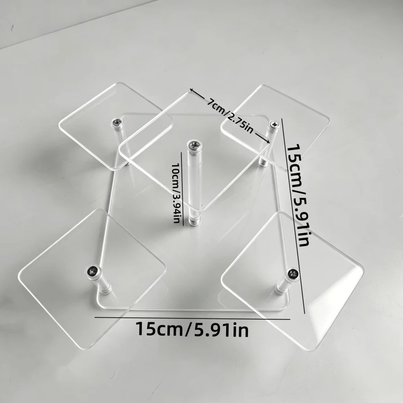 High Transparency Acrylic Display Rack for Jewelry and Cosmetics
