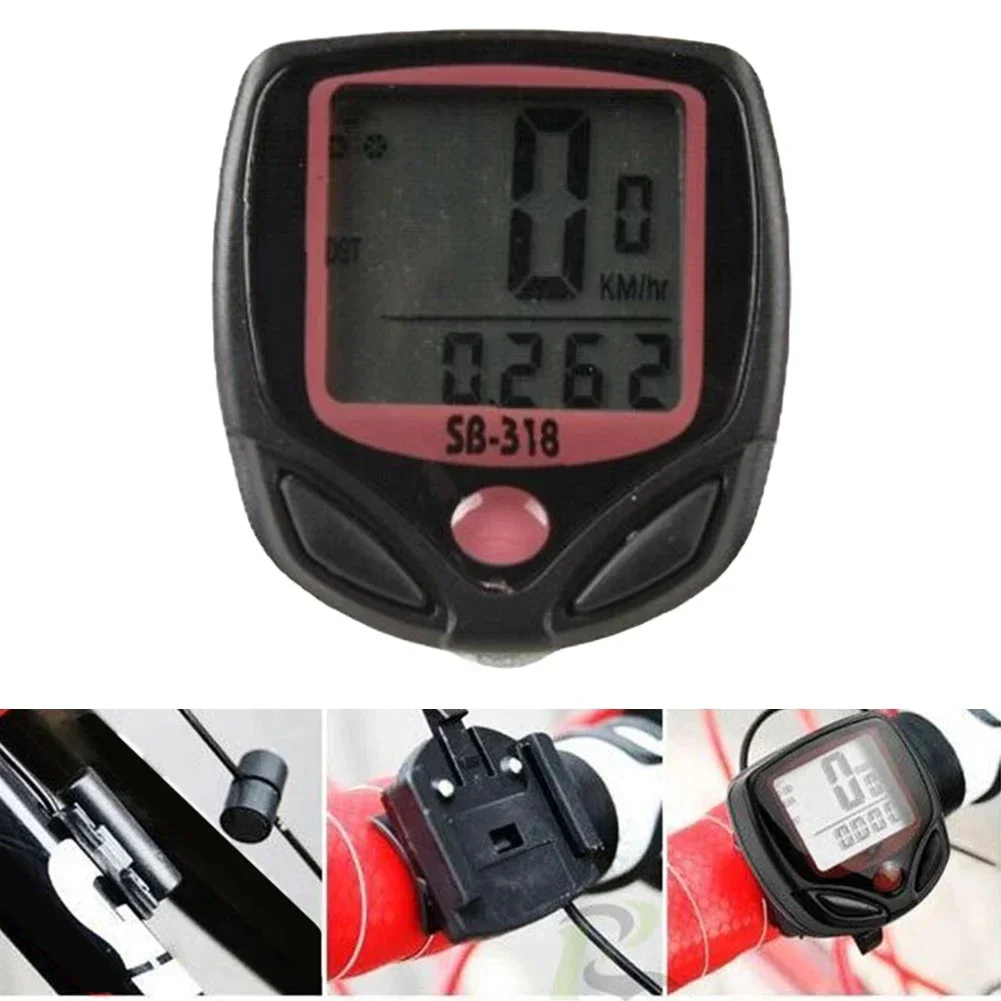 Bicycle Speedometer Bike Computer Multifunction Waterproof Stopwatch Bicycle MTB Odometer Stopwatch Cycling Accessories PVC