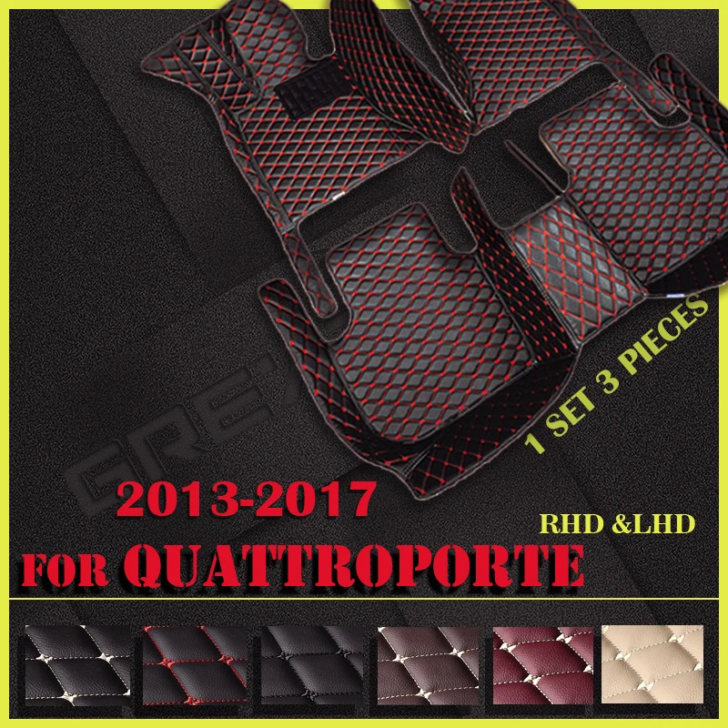 

Car floor mats for Maserati quattroporte 2013 2014 2015 2016 2017 Custom auto foot Pads automobile carpet cover