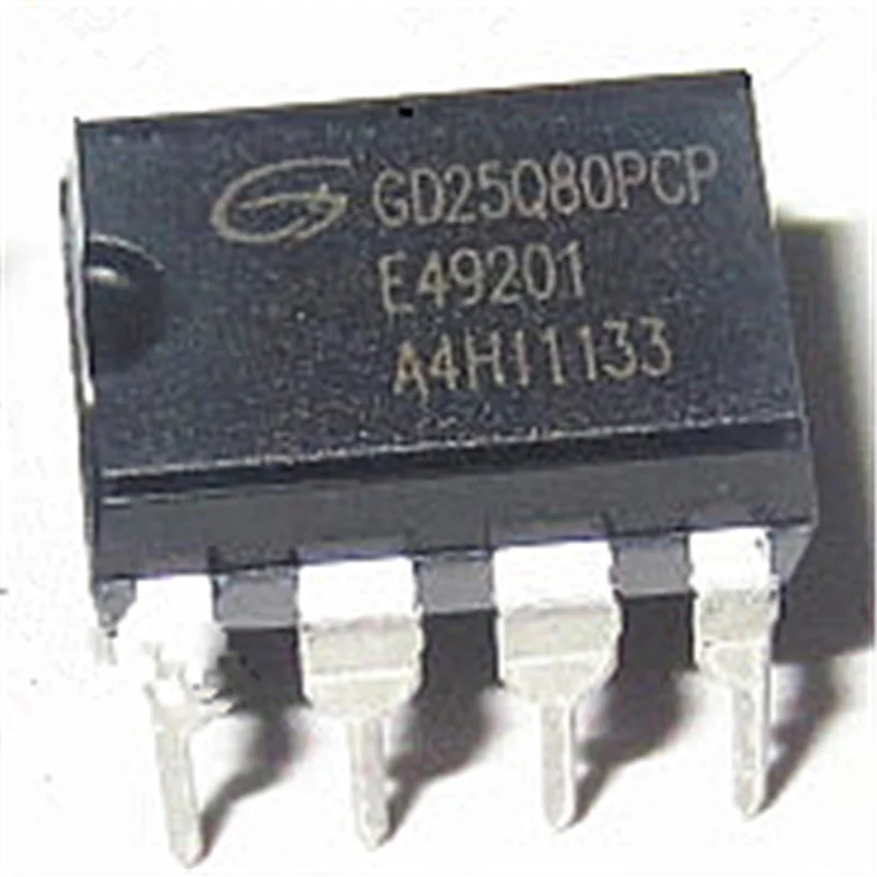 10PCS/LOT GD25Q80PCP GD25Q80 DIP-8
