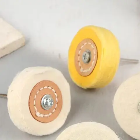Polishing Wheel Cloth for Bench Grinder - Gold Silver Jewelry Mirror Polish Pad Power Tool Accessories for Buffing And Grinding