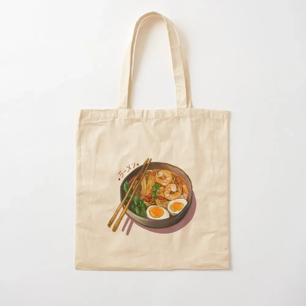 Japanses Ramen Noodles Bowl Tote Bag reusable shopping bag shopping bag Women's shopper