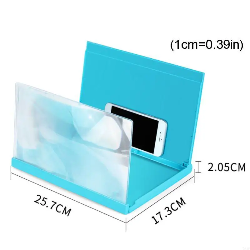 781E Screen Video Magnifier Folding Enlarged Movie Amplifying Projector Base Portable