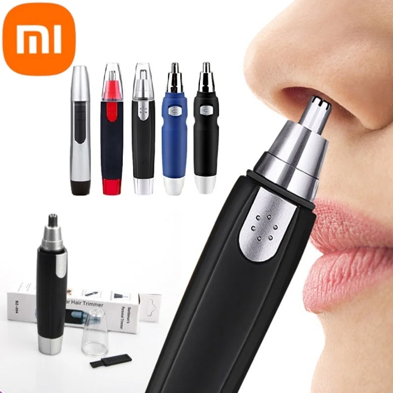 XiaoMi Elettrico Naso Tagliacapelli Orecchio Viso Sopracciglio Capelli Puliti Trimmer Casa Casa Uomo Donna Naso Capelli Naso Rimozione Kit per la cura del viso