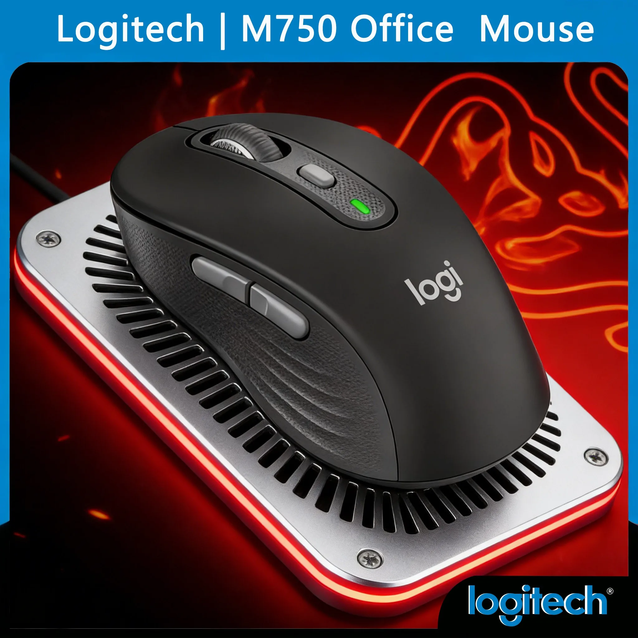 

Logitech M750 Long-Lasting Battery Mouse Ultra-Endurance Lightweight Travel G304/G203/G102/M100R/MX Anywhere 3S