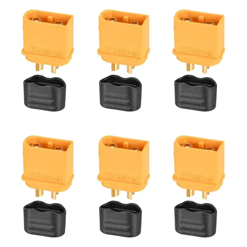 DT17 XT60H Male Female Plugs with Sheath 30A 60A for Peak Connectors for Lithium Battery RC Plane Car
