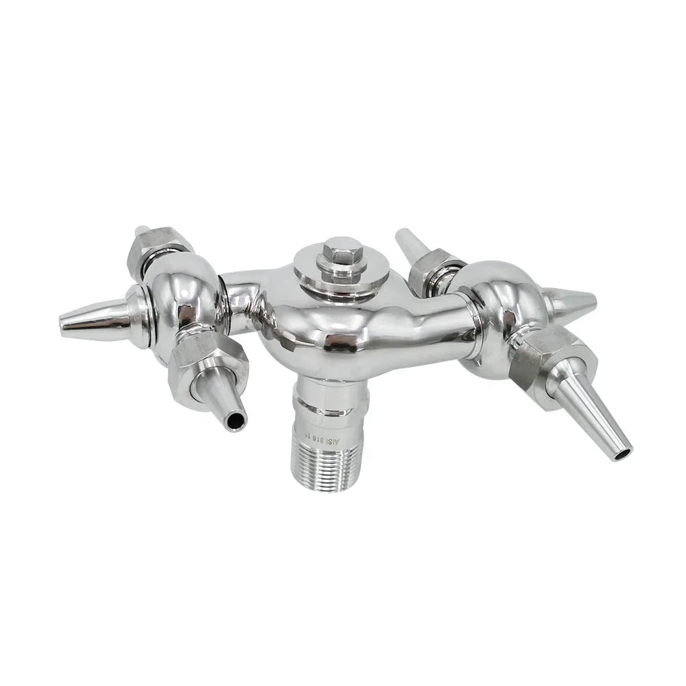SS304 SS316L Male Threading Ends Stainless Steel Food Grade Automatic Rotary Tank Nozzle Cleaning Ball for the Food and Beverage
