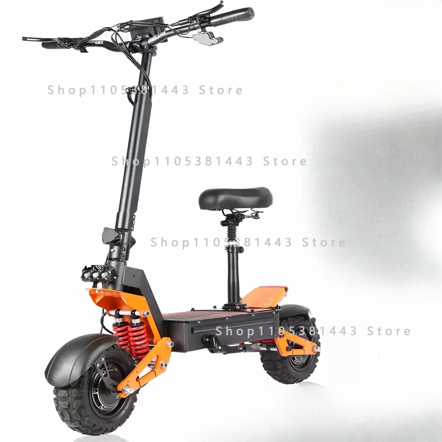 Seat 11-inch Tires X5 6000W Dual Motor Eelectric Scooter 60v 40ah Large Battery Remote Scooter