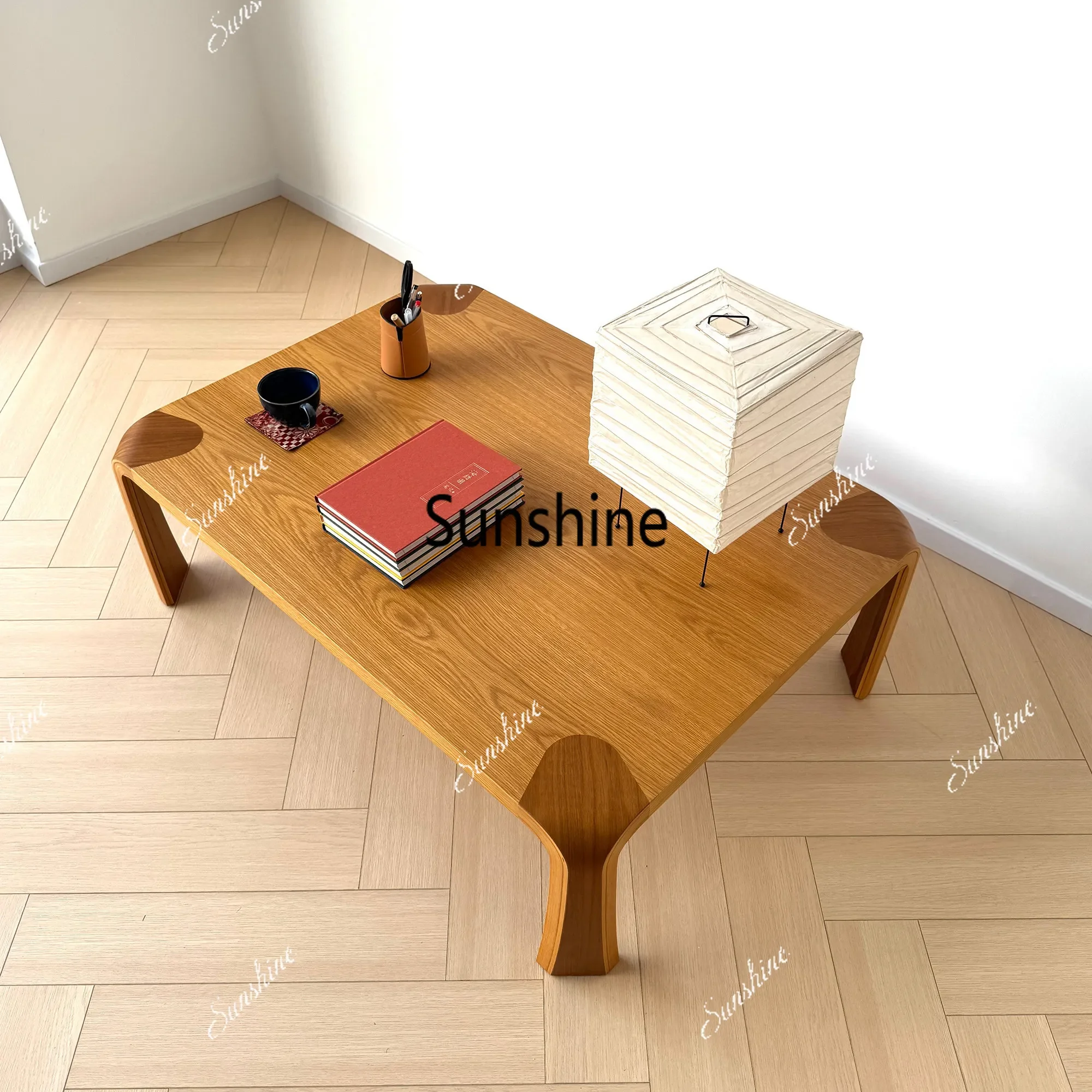 

Japanese coffee table, kang table simple modern solid wood three-dimensional senseP