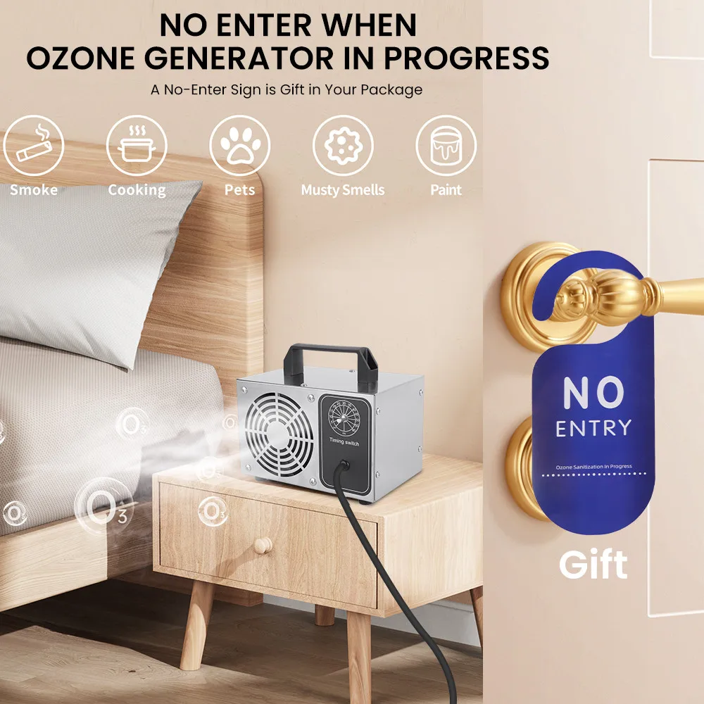 27g/h Ozongenerator O3 Ozonisator Luftreiniger für Zuhause Sterilisator Behandlung Auto-Luftozonisator zur Formaldehydentfernung 220V – Detail 6