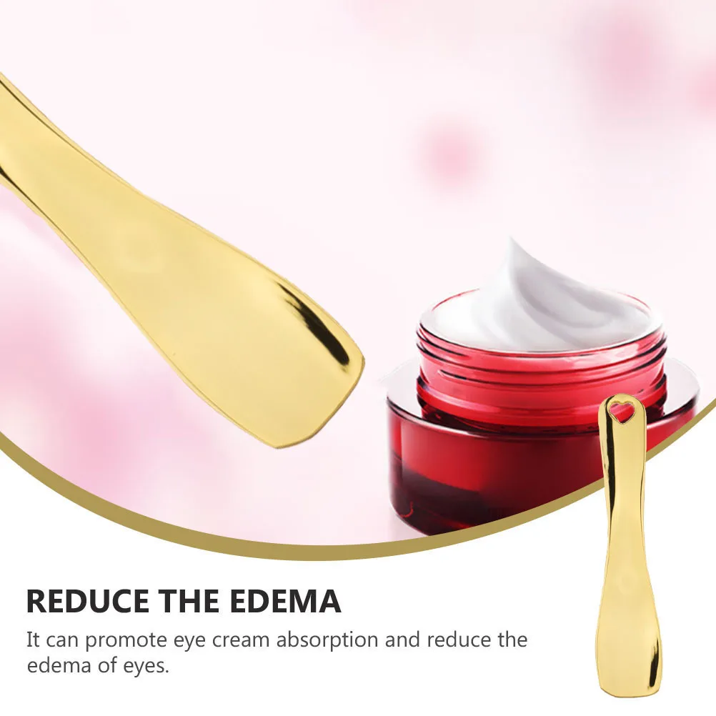 3 stks Oogcrème Applicator Kit Metalen Massage Stok Voor Gezichtsverzorging Draagbare Huidverzorging Tool Anti-Oedeem Oog Massager