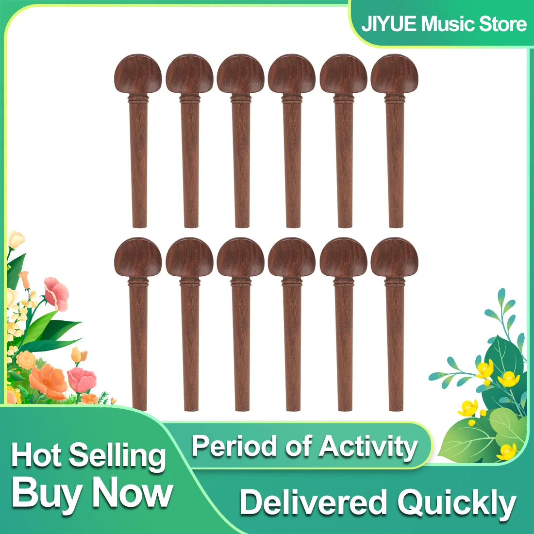 

SLADE 12 шт. катушки для струн Udder, колышки для улицы из красного дерева, детали струнных инструментов, инструменты для ремонта и обслуживания, установочные валы