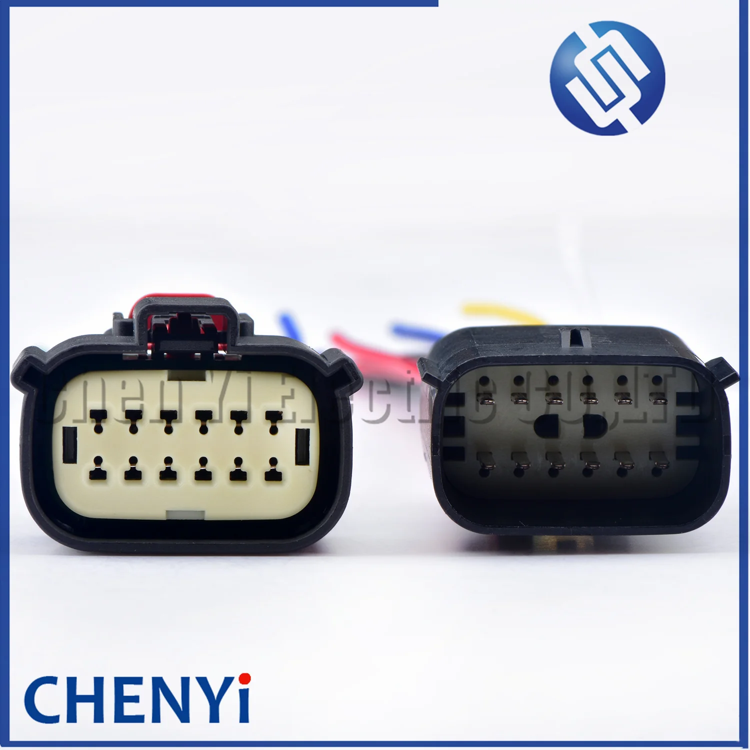 12 Pin Auto Headlight Plug Female male Connector wiring harness plug 33472-1201 33482-1201 For Ford Focus Mondeo Buick Chevrolet