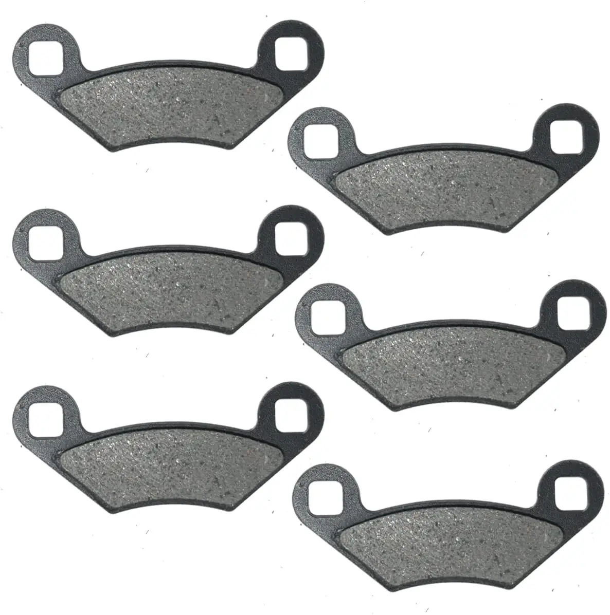 Pastillas de freno delanteras y traseras aptas para Polaris Sportsman 400 570 700 800 para Polaris Predator 500 para Polaris Hawkeye 300 3 pares