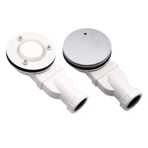 Imagen 1 del producto Drenaje de ducha de perfil bajo, bandeja de ducha de 90mm y 33 L, flujo de agua, sifón delgado, para piscinas, sótanos, cocinas, garajes