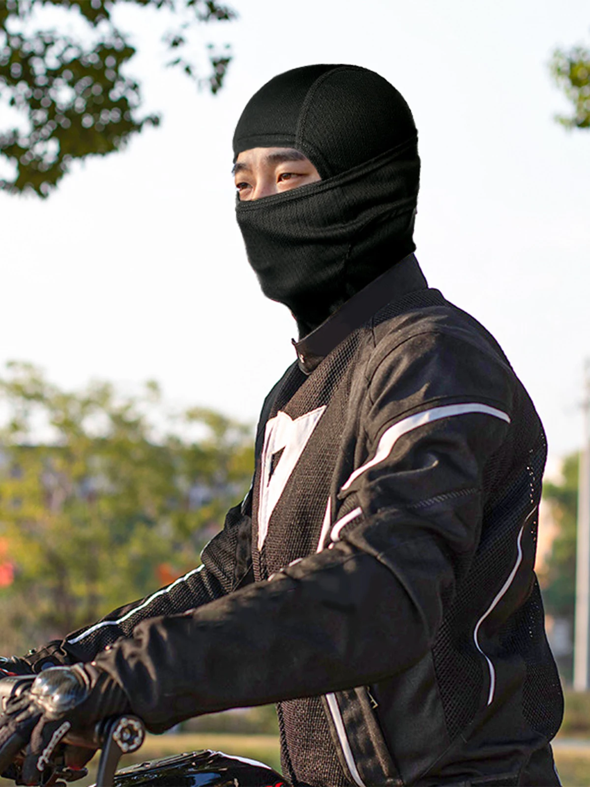 Musion Face Sturmhaube, Vollgesichtsmaske, winddichter Sonnenschutz für Männer und Frauen, Ganzjahres-Motorrad, Outdoor-Sport, Reiten – Detail 1