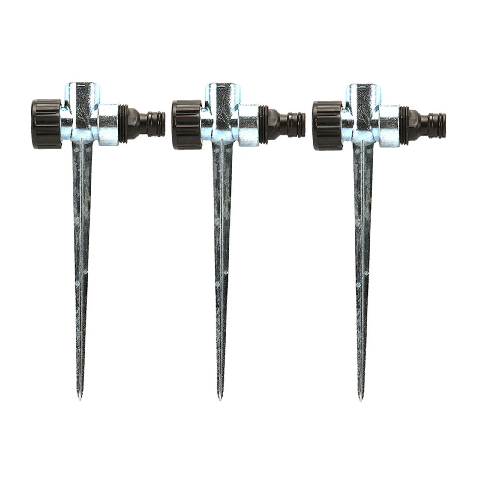 Lot de 3 têtes d'arrosage à piquet pour pelouse, irrigation des plantes de jardin, arrosage de l'herbe, type sol, économie d'énergie, durable