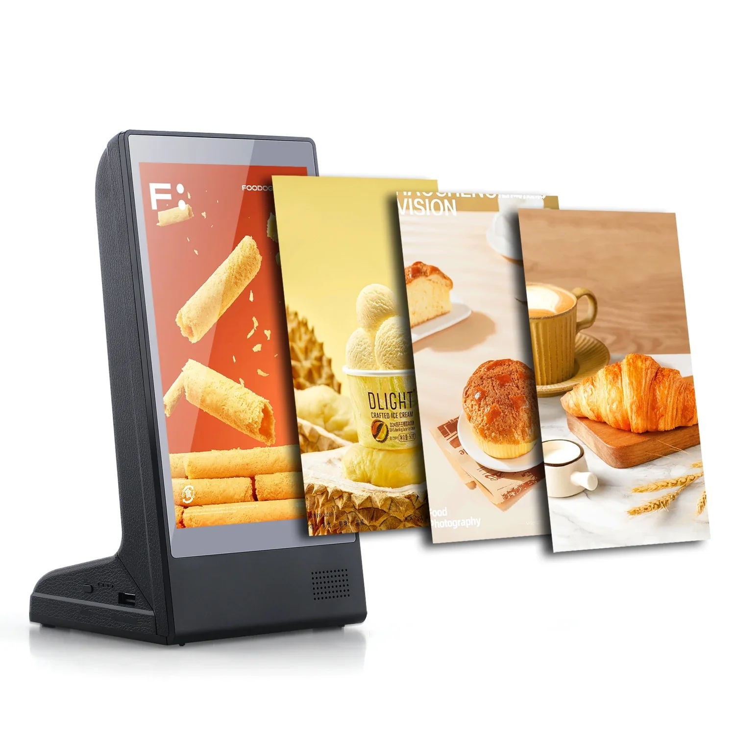 

New Android 11 Order Call System Innovative Design RK 3566 Wifi Touch Screen Digital Menu Media Display Digital Signage