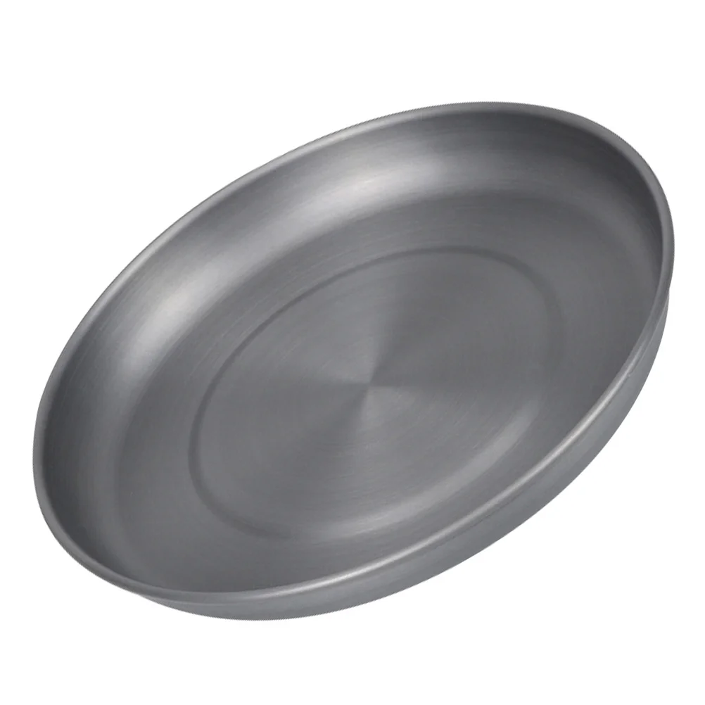 

1Pcs Heavy Duty Dinner Plate Rustproof Aluminium Alloy Bbq Tray for Outdoor Picnic Camping Cooking Utensil Portable Food Serving
