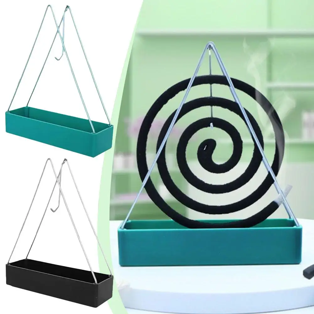 Iron Mosquito Coil Holder Incense Holders Coil Incense Burner Frame Modern Repellent Incense Rack For Household Bedroom Pat D2S2