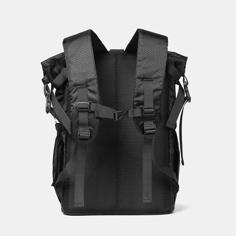 Sports Outdoor Mountaineering Ride Backpack Folding Roll-up Shoulder Bag Men's Functional Travel Male College Student Schoolbag