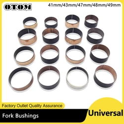 Motorcycle Accessories Fork Bushing 41mm 43mm 47mm 48mm 49mm External Guide Rails Up Down Front Shock Suspension Repair Parts