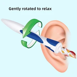 Ear Cleaning Tools Ear Scoop Cleaning Ear Wax With Soft Silicone 16 Replacement Tips Ear Cleaner Health Beauty ear Care Gadget
