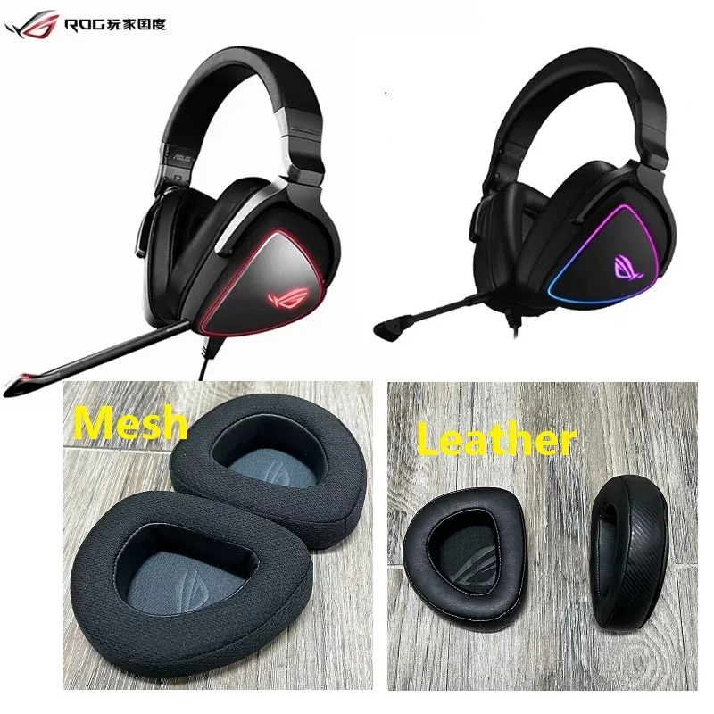 Original Ear Pads For ASUS ROG Delta/Delta S/Delta Core Gaming Headset Replacement Headphones Ear cushions Ear Covers Earmuffs